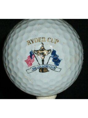 Strata Ryder Cup Golf Ball Oldsmobile Logo ML Balata 90 Collectible White